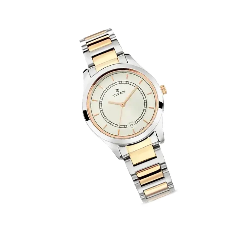 Titan Bandhan Silver Dial Special Couples Watch- 17672596KM01